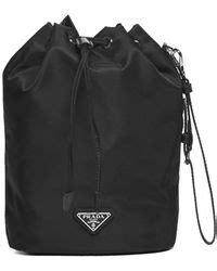 prada sailcloth drawstring bag